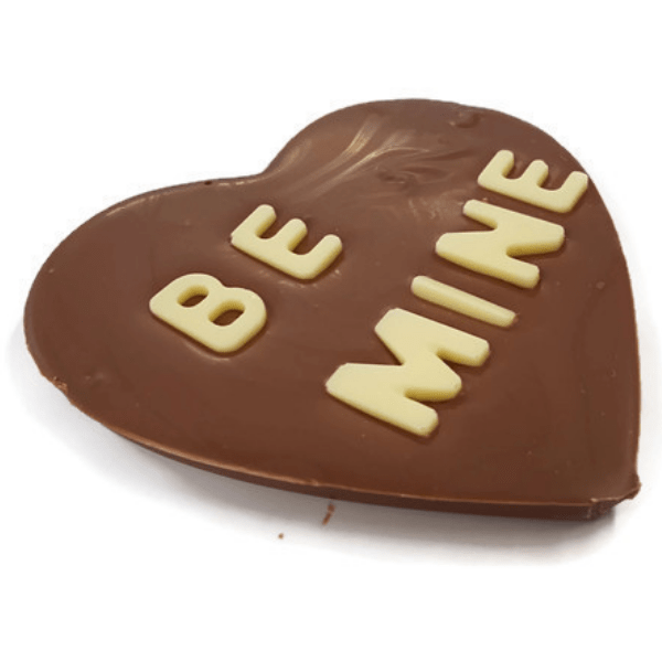 "Be Mine" Heart Chocolate Bar Premium Belgian Chocolate Galloway